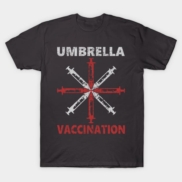 Umbrella Vaccination T-Shirt by vender